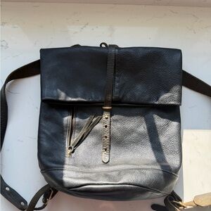 Faded Glory Leather Backpack